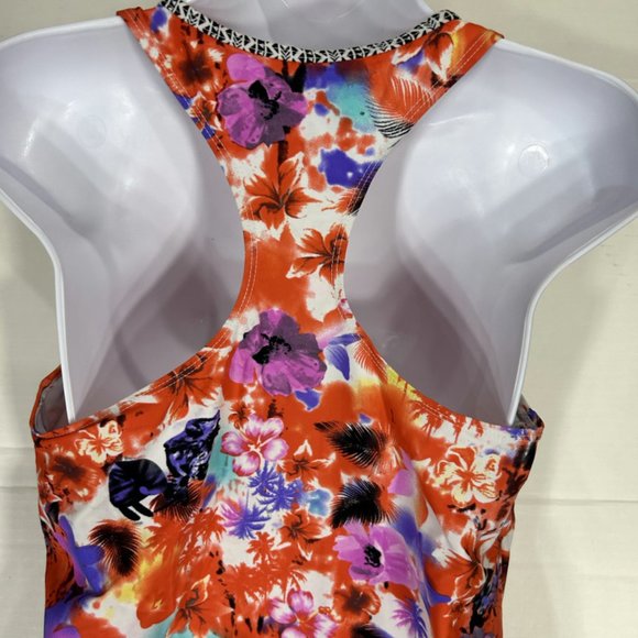 LOT of 2 Lands' End Blouson Tank Swim Top Women 12 Padded Cups Swimwear L - Picture 6 of 14